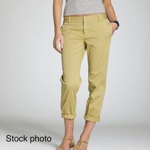 **100% COTTON**J CREW BRIGHT YELLOW SCOUT CHINOS